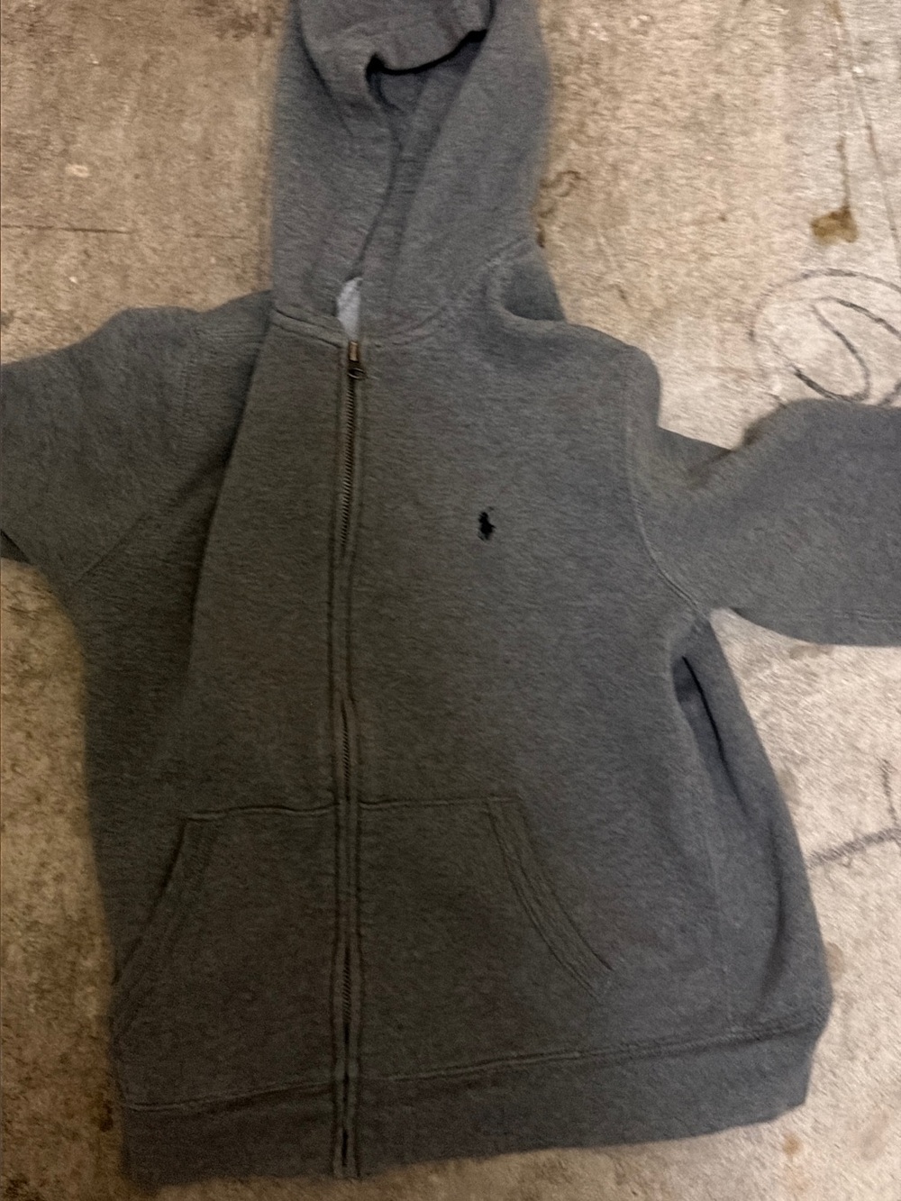 Polo by Ralph Lauren Kids Dark Gray Full-Zip Hoodie